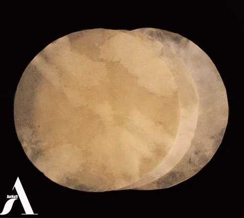 Cabeza de piel de cabra Djembe | Piel de cabra para tambor Doumbek | Pieza plana redonda natural Cabeza de piel de cabra no curtida por AnNafi
