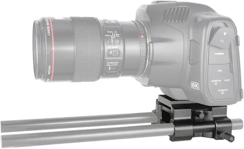 Miniatura 8 de NICEYRIG Placa base de varilla de liberación rápida de 0.591 in para Manfrotto 500/501/577/701, placa base de trípode de cámara 2 en 1 - 493