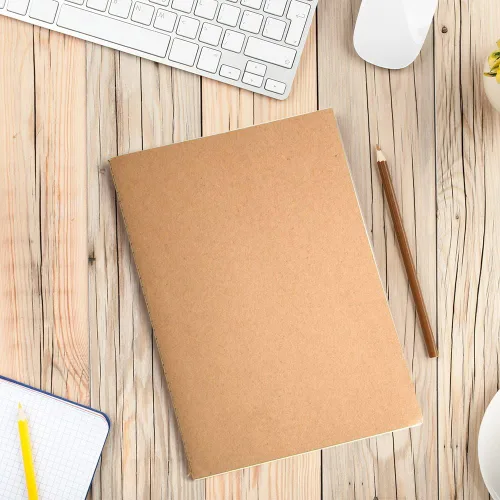 Miniatura 4 de Coopay Paquete de 36 cuadernos de papel kraft con cubierta marrón a granel para viajeros, tamaño A5, 8.268 in x 5.512 in, 60 páginas rayadas/30