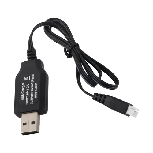 Miniatura 8 de Cable de carga RC, cable de carga USB de metal duradero para camiones a escala 1:12 y vehículos de construcción para aficionados, entusiastas