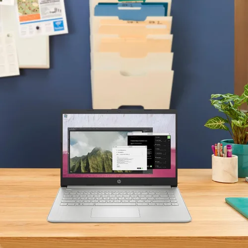Miniatura 9 de HP 14 portátiles (antirreflejos de 14 pulgadas, Intel Celeron N4120, 8 GB de RAM, 128 GB eMMC + tarjeta SD IST de 128 GB) para el hogar