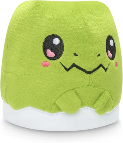Miniatura 2 de TeeTurtle - El dinosaurio reversible original de peluche – verde + esqueleto estegosaurio – Bonitos animales de peluche sensoriales que muestran tu
