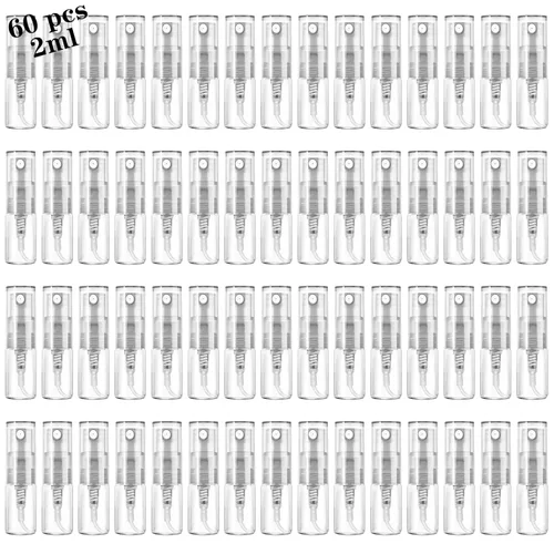 Miniatura 10 de Mini botella de spray de 0.2 fl oz, botella de spray de vidrio recargable, atomizador de botella de vidrio, atomizador de enjuague bucal de perfume