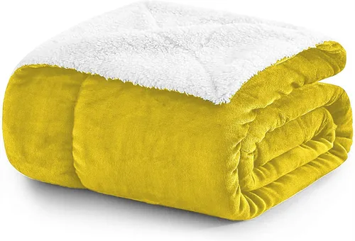 Miniatura 9 de MOONLIGHT20015 Mantas Sherpa de color rosa bebé tamaño King para cama – Paquete al por mayor de 9 mantas Sherpa – Manta suave y esponjosa