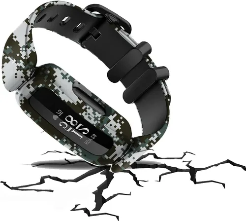 Miniatura 3 de Compatible con Fitbit Ace 3 bandas para niños, diseño suave impreso floral, accesorios de repuesto para Fitbit Ace 3 niños y niñas