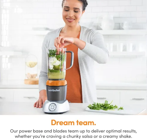 Miniatura 3 de NutriBullet NB50200OR Select 1000 Watt Naranja, 32 oz