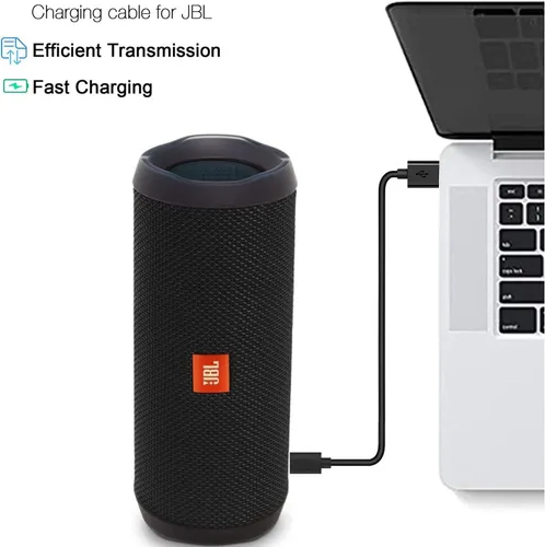 Miniatura 2 de Cable de carga micro USB de repuesto para JBL Clip 3, 2, JBL Flip 4, 3, 2, JBL Charge 3, 2, 2 Plus, cable de carga portátil impermeable para altavoz