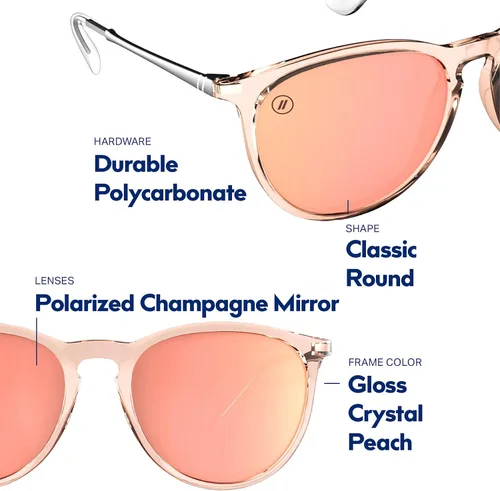 Miniatura 32 de Blenders Eyewear North Park – Gafas de sol polarizadas – Forma clásica, marco de metal mixto – 100% protección UV – Para hombres y mujeres