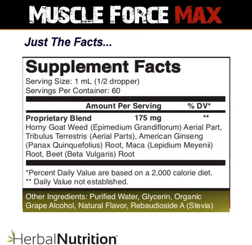 Miniatura 7 de Muscle Force Strength and Endurance - Fórmula en espray de 2 botellas, fórmula de crecimiento patentada de 175 mg, 2 onzas por botella