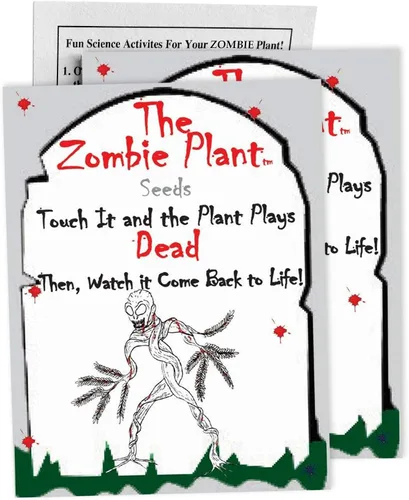 Miniatura 10 de Recuerdos de fiesta de plantas zombies (2) ¡juega muerto cuando se toca! Incluye tierra, semillas y mini maceta. Suministros para cumpleaños