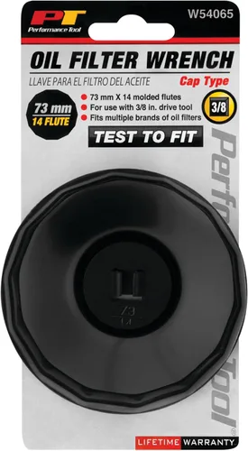 Miniatura 5 de Performance Tool W54065 - Llave para tapa de filtro de aceite de 73 mm con 14 estrías