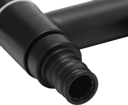 Miniatura 8 de G1/2 - Grifo de baño alargado de acero inoxidable para lavadora, entrada de agua individual, doble salida, para baño, manguera de jardín, lavadora
