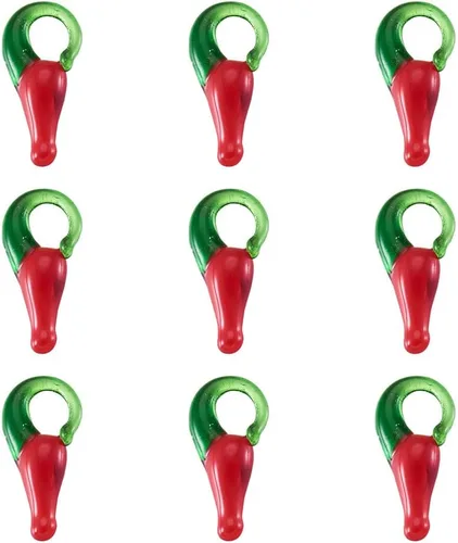 Miniatura 8 de Colgantes de lámparas de frutas y verduras para bricolaje, Vidrio Perla