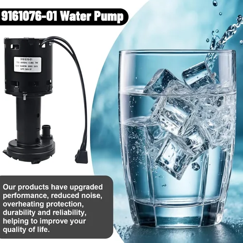 Miniatura 5 de 9161076-01 Reemplazo de la bomba de agua 115V motor de bomba de máquina de hielo compatible con Ice-O-Matic reemplaza GPP-1MH-1P HRIM-21-115 803338