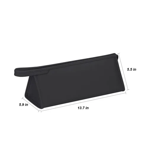 Miniatura 4 de Estuche de viaje de piel sintética portátil para Dyson Airwrap Styler/Dyson Supersonic Secador de pelo, impermeable, antiarañazos, a prueba de Negro