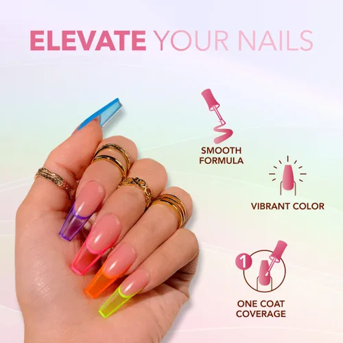 Miniatura 3 de KIARA SKY Esmalte de gel Soak Off Jelly Tints de 0.5 fl oz, Glampire