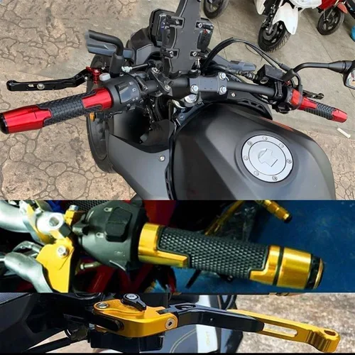 Miniatura 5 de Motocicleta para Suzuki DL1000 V-Strom 2002 2003 2004 2005 2006-2016 Frenos de motocicleta Barra de acoplamiento Palancas de embrague de freno Negro1