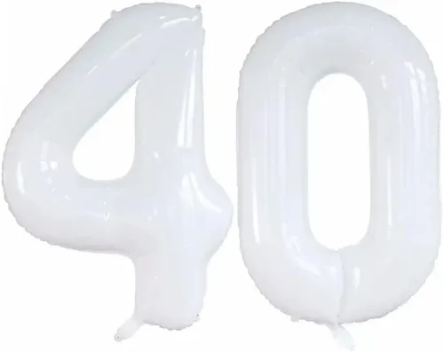 Miniatura 130 de Goer, conjunto de globos de papel aluminio para decoraciones de cumpleaños, globos de las letras de feliz cumpleaños y de números Oro