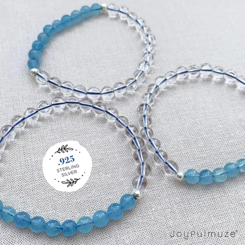 Miniatura 70 de Pulseras elásticas, piedras preciosas naturales, amatista, citrino, cuarzo rosa, cuarzo de cristal transparente, ojos de peridoto y teger, regalo