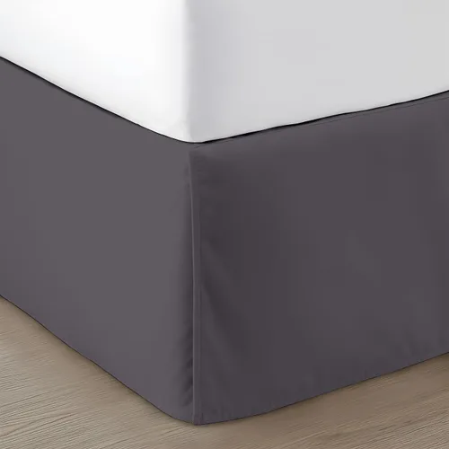 Miniatura 11 de Falda para cama de algodón egipcio de 550 hilos con caída de 12 pulgadas para cama tamaño Alaskan King (108 x 108 pulgadas), color Moss (musgo), 1