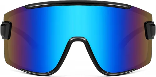 FEISEDY Gafas de ciclismo para hombres y mujeres, gafas de sol deportivas de los años 80, gafas de esquí, conducción, pesca, ciclismo, protección