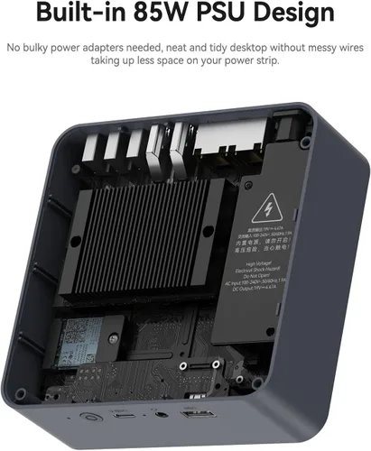 Miniatura 2 de Beelink Mini PC EQi12, Intel Core 12450H (hasta 4.4GHz) 8C/12T, mini computadora de 16 GB DDR4 3200 MHz 500 GB PCIe4.0 SSD, pantalla HDMI dual 4K