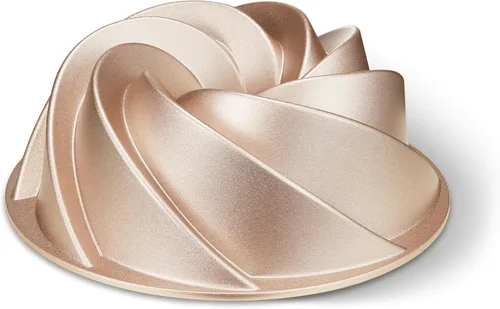 Miniatura 9 de KITESSENSU Molde antiadherente para tartas, molde de aluminio de 9.5 pulgadas, molde de tubo acanalado resistente para 10 tazas, duradero