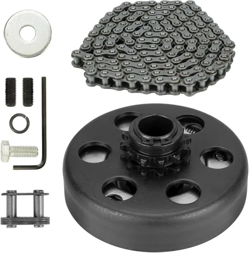 Miniatura 13 de Embrague Go Kart 5/8" de diámetro 11 dientes para cadena #35, embrague centrífugo para minimotos y mini motos 2.8HP 97cc, hasta 2.8HP
