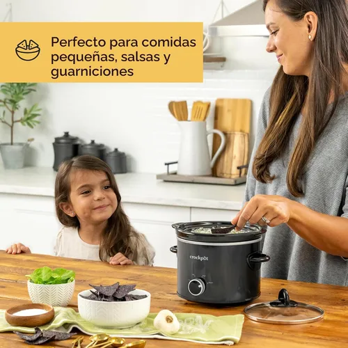Miniatura 3 de Crock Pot. Olla de cocción lenta manual, Negro