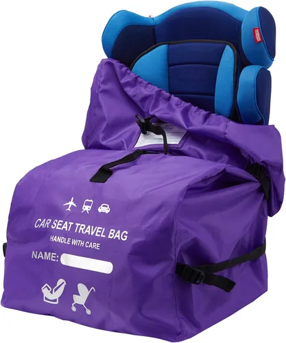 Miniatura 9 de Clearworld Bolsa de viaje para asiento de automóvil para viajes aéreos, bolsa duradera para control de puerta para el aeropuerto, bolsa