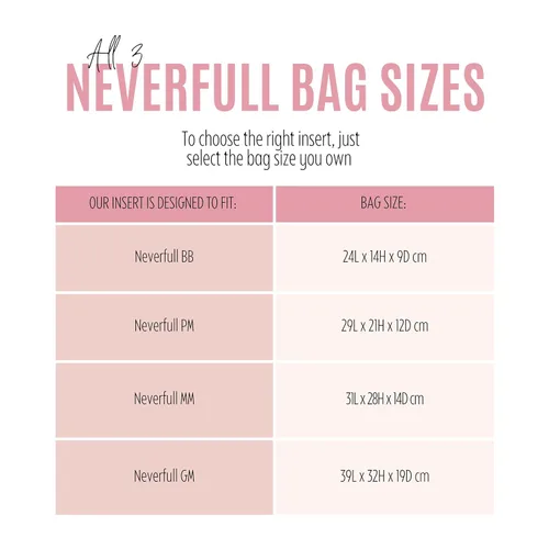 Miniatura 2 de Purse Organizer for Neverfull BB with zipper, Lv Neverfull BB Bag Organizer, Neverfull BB Insert Handmade Snug Sturdy Felt with Gold Zipper