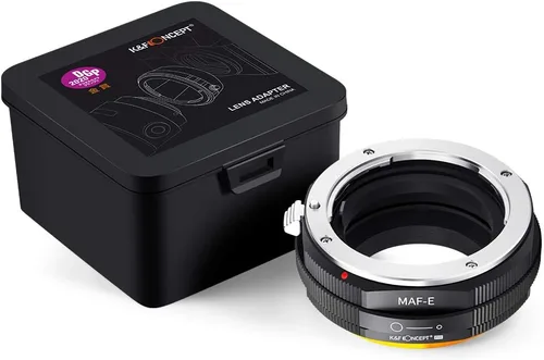 Miniatura 8 de K&F Concept Adaptador de montaje de lente compatible con Sony Alpha Minolta AF A-Type Lens a NEX E-Mount sin espejo con diseño de barniz mate