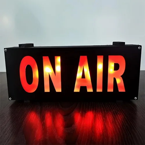 Miniatura 13 de Caja de luz LED RGB de neón de aplausos atenuable para montaje en pared pulsante, señal de advertencia de estudio, luces iluminadas en señal