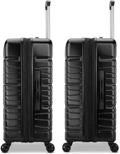 Miniatura 3 de Samsonite Equipaje expandible unisex Evolve Se Hardside con ruedas giratorias dobles, negro ( Bass Black ), Evolve Se Hardside - Equipaje expandible