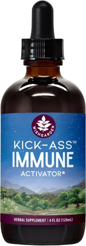 Miniatura 9 de WishGarden Herbs Kick-Ass Activador Inmune - Suplemento de apoyo inmunológico a base de hierbas para adultos, refuerzo inmunológico a base