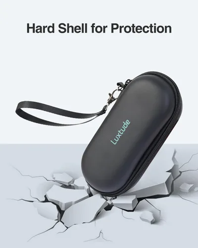 Miniatura 4 de Luxtude Estuche para Lentes de Contacto, Lindo Estuche para Gafas y Lentes de Contacto 2 en 1, Espejo Incorporado y Pinza y Botella de Solución