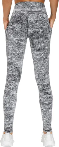 Miniatura 5 de The Gym People Pantalones deportivos gruesos de tiro alto, con bolsillos y control de abdomen, leggings para entrenar, correr, hacer yoga, para mujer