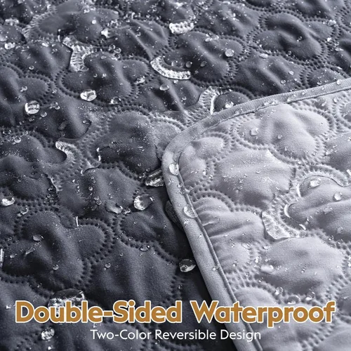 Miniatura 2 de FunFurry Manta impermeable para perro, funda de sofá lavable para perros, funda reversible para cama de perro