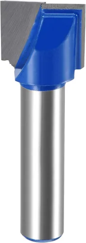 Miniatura 13 de uxcell Broca inferior del router de la limpieza de la caña del diámetro 26.2 ft m de 55.8 ft m, cortador inclinado carburo de 2 flautas sin
