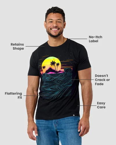 Miniatura 3 de INTO THE AM - Camisetas gráficas para hombre S - 4XL, camisetas premium de manga corta con diseños geniales de la naturaleza