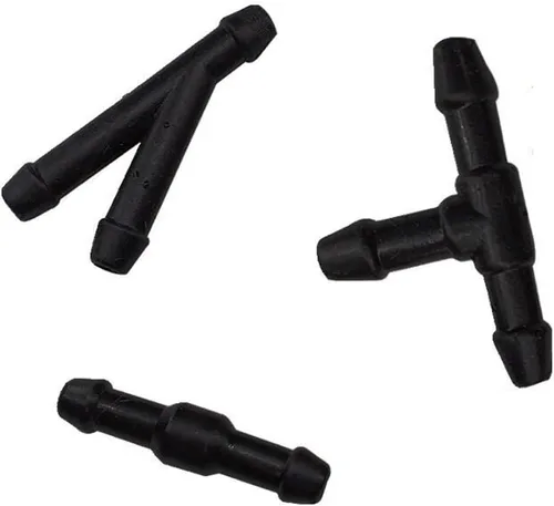 Miniatura 3 de Paquete de 30 limpiaparabrisas, conectores de manguera, adaptador de tubería de lavado de agua de 2 vías + 3 vías I/T/Y 3 tipos de boquilla