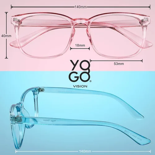 Miniatura 5 de Yogo Vision Blue Light Blocking Computer Glasses Anti Glare Reduce Eyestrain Eyeglasses for Men and Women