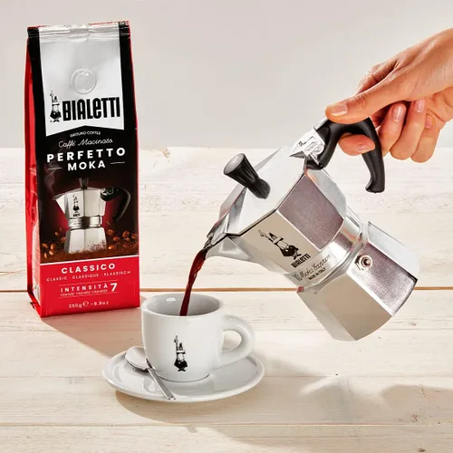 Miniatura 3 de Bialetti Moka Express - Cafetera de café expreso de 6 tazas y placa de inducción