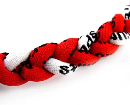 Miniatura 29 de MapofBeauty Dos colores moda tres trenzado cuerda Tornado collar