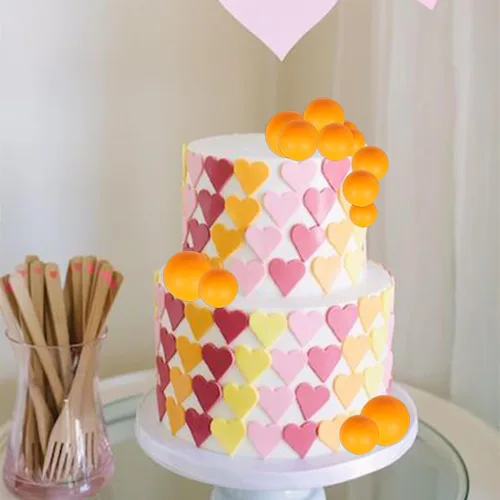 Miniatura 6 de 24 piezas de adornos para pastel con bolas, adornos para pastel con bolas, adornos para pastel con globos de espuma en forma de bola, adornos