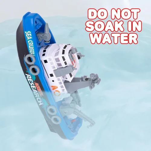 Miniatura 5 de ArtCreativity Barco de investigación acuática, barco de juguete a pilas para niños, flotadores en el agua, bañera flotante y juguete de piscina