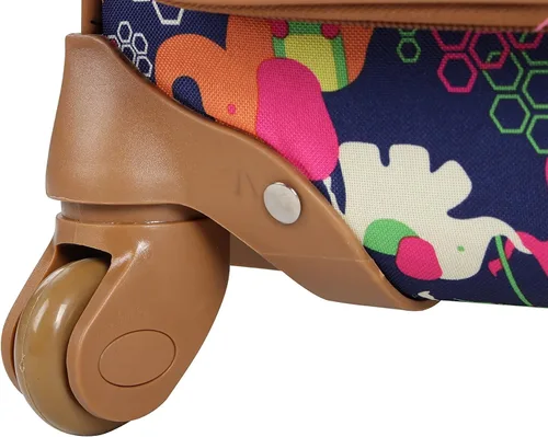 Miniatura 6 de Lily Bloom Maleta expandible con patrón de diseño de 24 pulgadas con ruedas giratorias de 4 ruedas giratorias para mujer, bolsa a cuadros ligera
