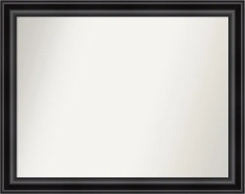 Miniatura 298 de Amanti Art Espejo personalizado, espejo de baño negro puente, espejo de pared o espejo de tocador de baño sobre el fregadero (26 x 26 pulgadas)