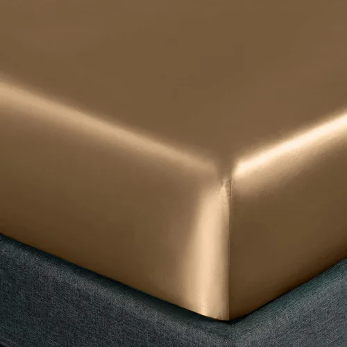 Miniatura 341 de Homiest Juego de sábanas de satén de lujo de 3 piezas con bolsillo profundo, 1 sábana bajera + 1 sábana encimera + 1 funda de almohada