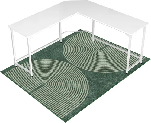 Miniatura 17 de Tapete para silla de oficina para suelo de madera dura y azulejos, 36" x 48" tapete resistente para silla de escritorio para suelos duros, alfombra